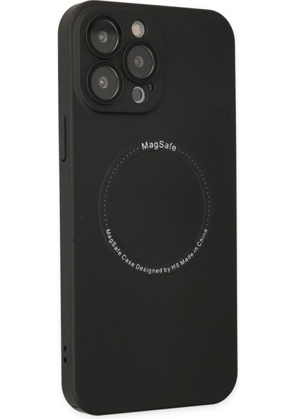 MYT09 iPhone 14 Pro Kılıf Jack Magneticsafe Lens Silikon - Siyah fiyatları