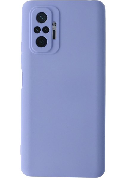 MYT09 Xiaomi Redmi Note 10 Pro Kılıf Nano Içi Kadife Silikon - Lila