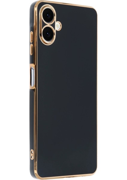 MYT09 Samsung Galaxy A06 Kılıf Volet Silikon - Siyah