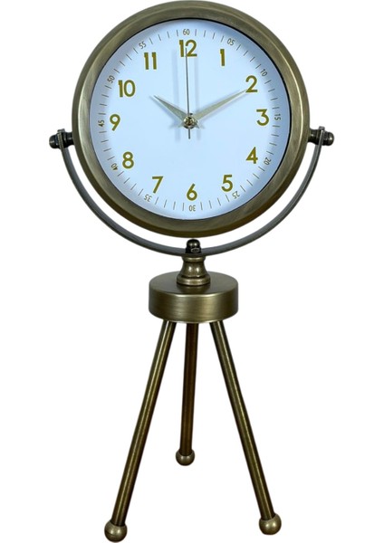 Eskitme Vintage Üç Ayaklı Masa Saati fiyatları