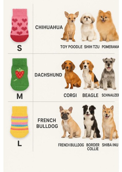 Kedi Köpek Kaymaz Taban Örgülü Evcil Hayvan Çorabı modelleri