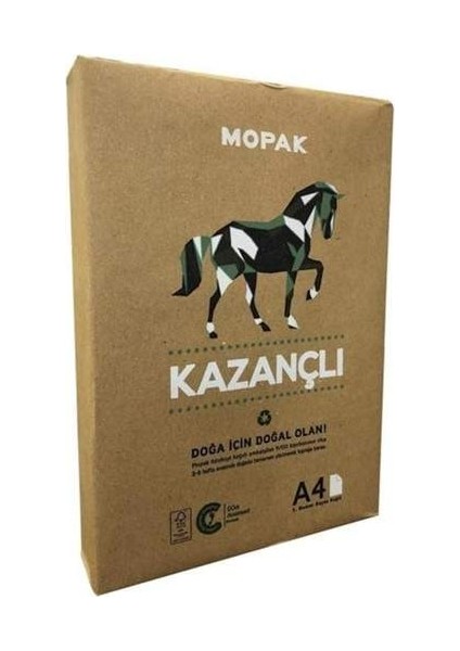 Kazançlı A4 Fotokopi Kağıdı 80 gr. 5x500 (1 koli) fırsatları