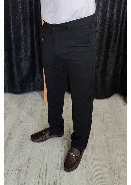 Bayaygun 0510 Nokta Desenli Dar Kesim Pantolon _siyah fiyatları