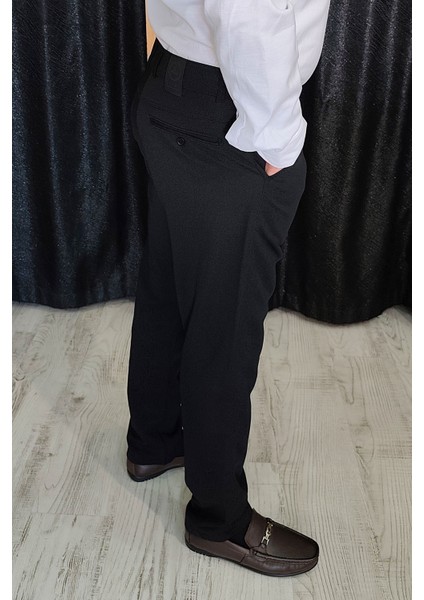 Bayaygun 0510 Nokta Desenli Dar Kesim Pantolon _siyah indirimleri