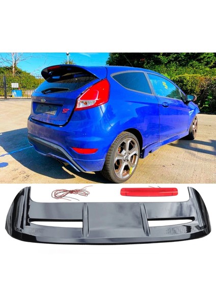 Ford Fiesta 2008-2019 Plastik Parlak Siyah St Spoiler