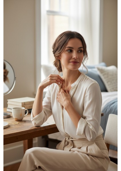 Sonsuzluk Işaretli Zirkon Tektaşlı 14 Ayar Altın Kolye fırsatları