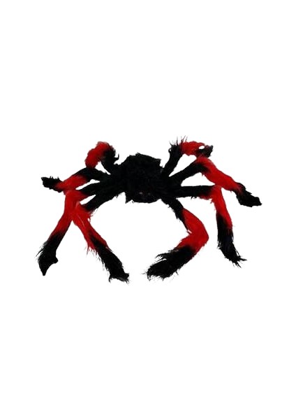 Halloween Örümcek Figür 50 Cm Siyah-Kırmızı fırsatları