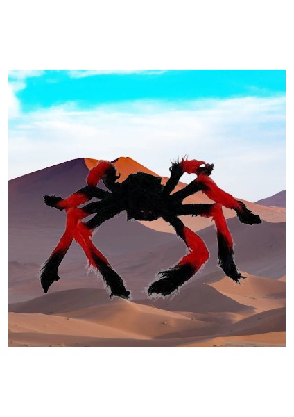 Halloween Örümcek Figür 50 Cm Siyah-Kırmızı indirimleri