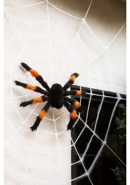 Halloween Örümcek Figür 50 Cm Siyah-Turuncu fiyatları