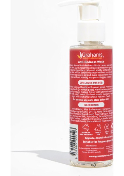 Kızarıklık Karşıtı Yüz Yıkama Jeli 125ML Sabunsuz fiyatları