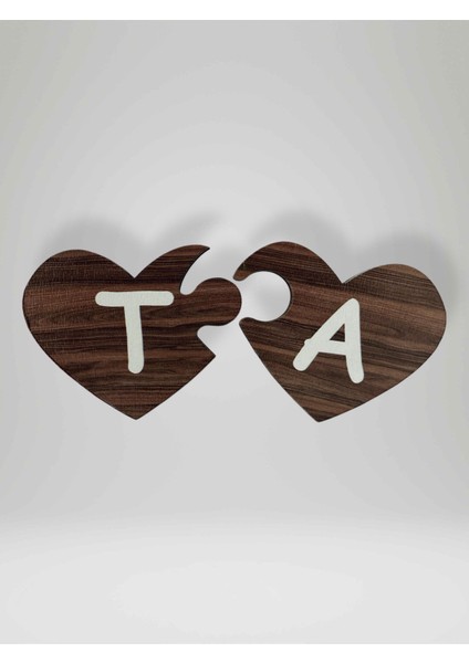 T Harfi (Sol Parça) – Ahşap Puzzle Kalp Harf Magnet – Buzdolabı Süsü – Ikili Uyumlu (KOD:1037) fiyatları