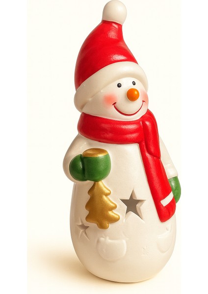 Seramik Yılbaşı Kardan Adam Dekoru fiyatları