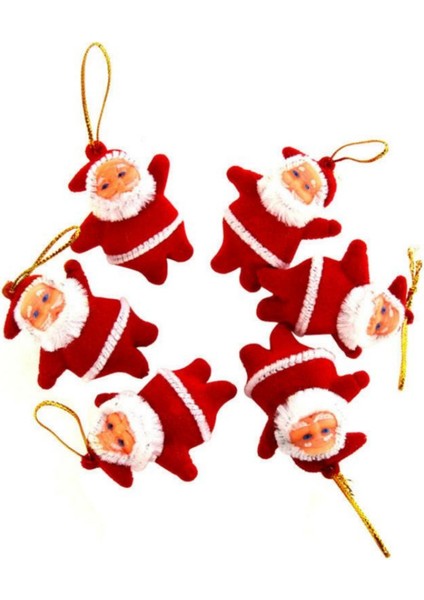 3'lü Noel Baba Süsleme Seti, Sevimli ve Şık Yılbaşı Dekorasyonu