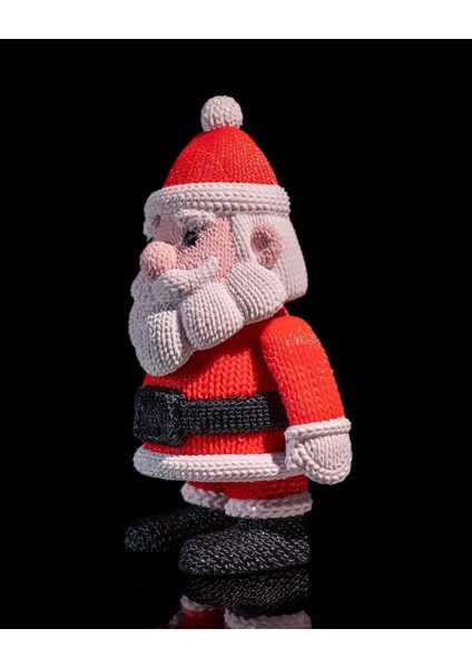 Neşeli Noel Baba Hareketli Süs, 10 Cm, Kırmızı Renkli Yılbaşı Dekorasyonu fırsatları