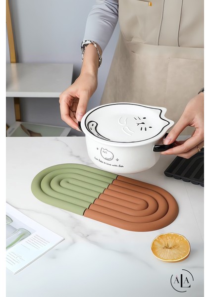 Özel Tasarım Nihale Tencere Tava Çaydanlık Altlığı Seti Isıya Dayanıklı Büyük Boy Silikon modelleri