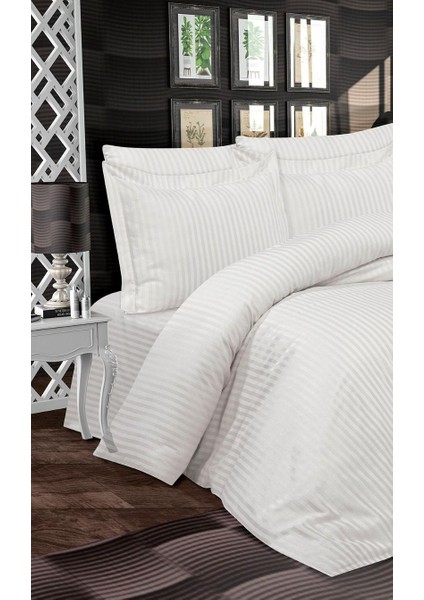 Lastikli Çift Kişilik Otel Tipi Pamuk Saten Nevresim Takımı Orkide Homee Collection fiyatları