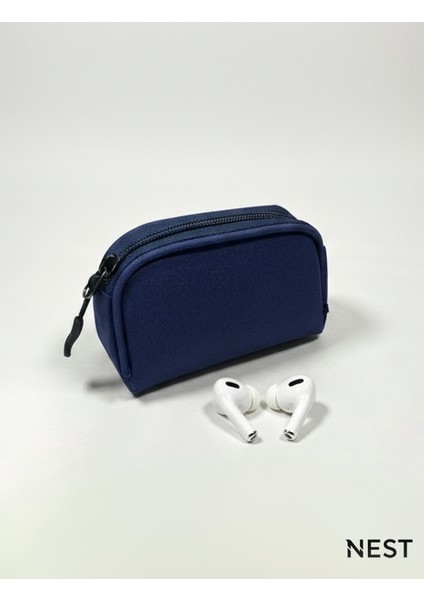 Lacivert Renk Makyaj Çantası, Bozuk Para Çantası, Takı Çantası fiyatları