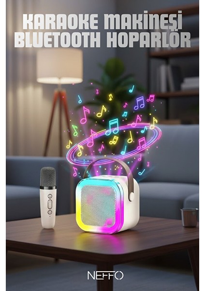 Bluetooth Karaoke Mikrofon ve Taşınabilir Hoparlör | Çok Işlevli Müzik Çalar, Çocuk ve Yetişkin Için fiyatları
