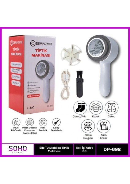 Elle Tutulabilen Tiftik Makinesi