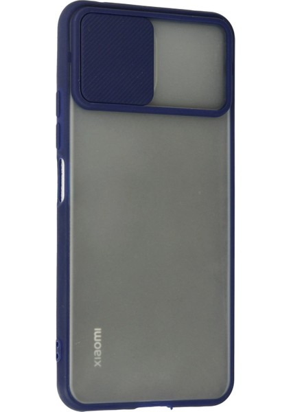 MYT09 Xiaomi Mi 11 Lite Kılıf Palm Buzlu Kamera Sürgülü Silikon - Lacivert modelleri