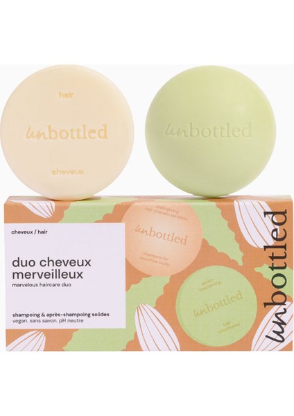 Katı Şampuan & Saç Kremi Seti Plastik Içermeyen Bakım