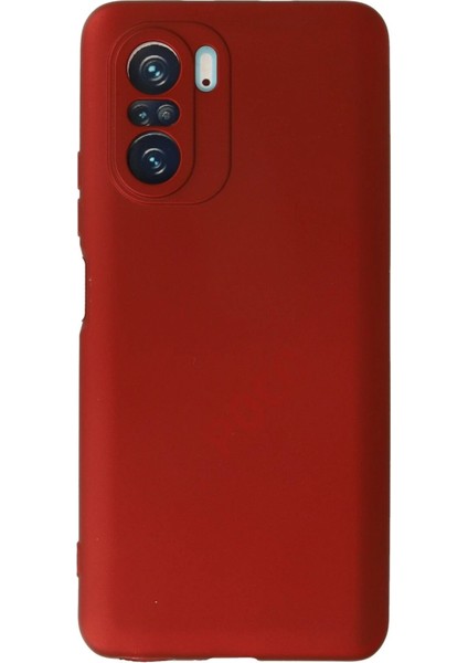 MYT09 Xiaomi Poco F3 Kılıf First Silikon - Kırmızı