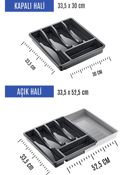 Uzayabilen Ayarlanabilir Pratik Çekmece Içi Kaşıklık modelleri