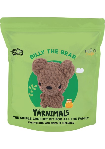 Sevimli Ayıcık Amigurumi Yapım Kiti Türkçe Billy The Bear