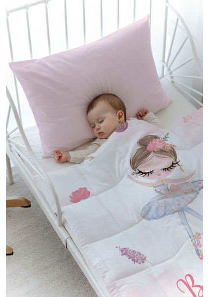 Baskılı Yorgan Seti (100x200 Cm) - Iconic Serisi - Beyaz Tütülü Balerin modelleri