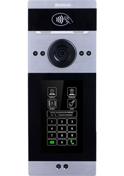 DIP72 Bulut Kapı Paneli (Monitörsüz Çalışır, 30 Daireye Kadar Destekler)