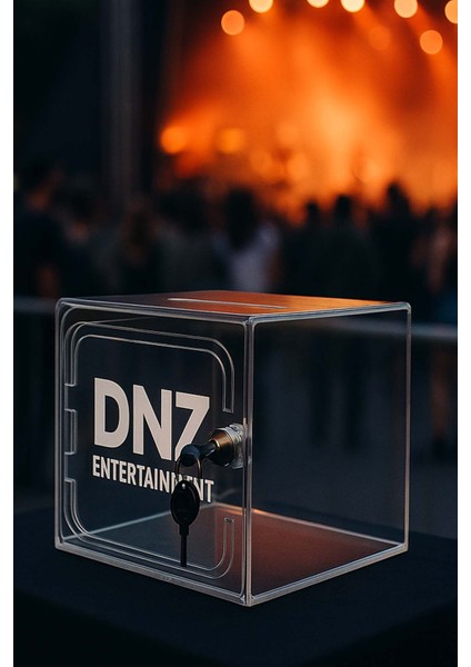 Kırılmaz Şeffaf Dilek, Şikayet Kutusu, Bahşiş Kutusu, Kumbara Tip Box Kilitli 20x20x20 cm fırsatları