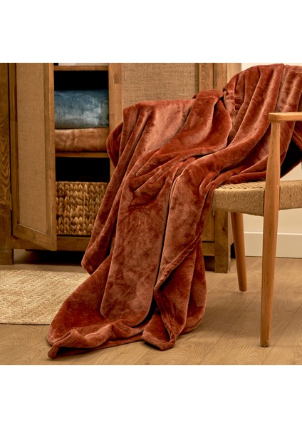 Shelly Wellsoft Tv Battaniyesi Kiremit (140X190 Cm) fiyatları