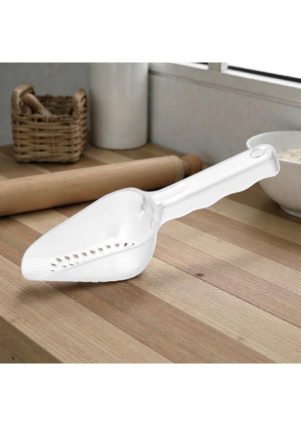 Pc Delikli Kürek 180 ml - Kırılmaz, Hijyenik, Profesyonel Mutfak Küreği - Un, Şeker, Buz ve Gıda Küreği fiyatları