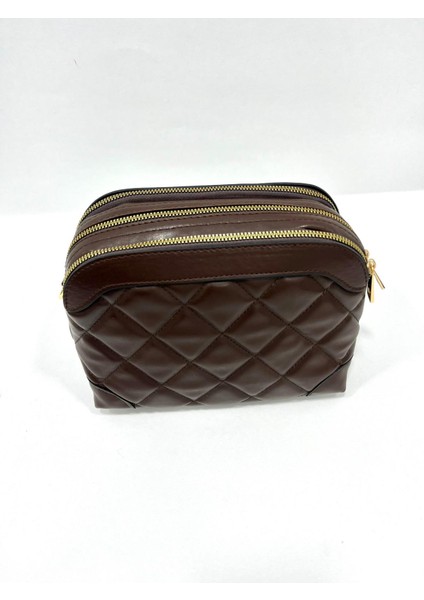 1267, Çapraz ve Ayarlanabilir Askılı, Kapitone Kumaş, Acı Kahve Rengi Çanta fiyatları