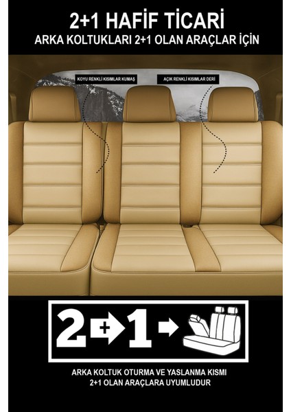 Jet Deri Üniversal Ticari Oto Koltuk Kılıfı(Doblo-Caddy-Berlingo-Dokker-Courier-Kangoo) indirimleri
