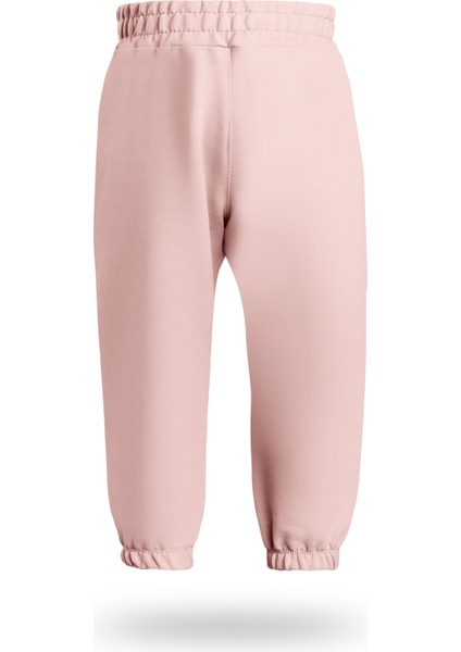 Kız Çocuk Cepsiz Jogger Eşofman Altı Paçası Lastikli