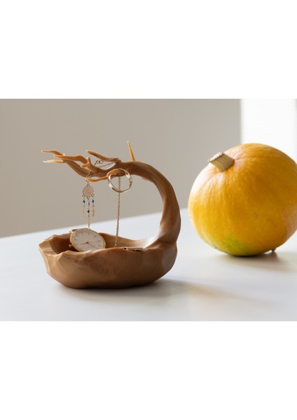 Ağaç Dallı Dekoratif Takı Standı – Modern Masaüstü Düzenleyici fiyatları