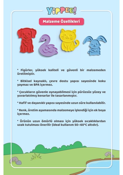 Renkleri Öğreniyorum - Evcil Hayvanlar Serisi | Renk Eşleştirmeli Eğitici Oyun Seti (40 Parça)