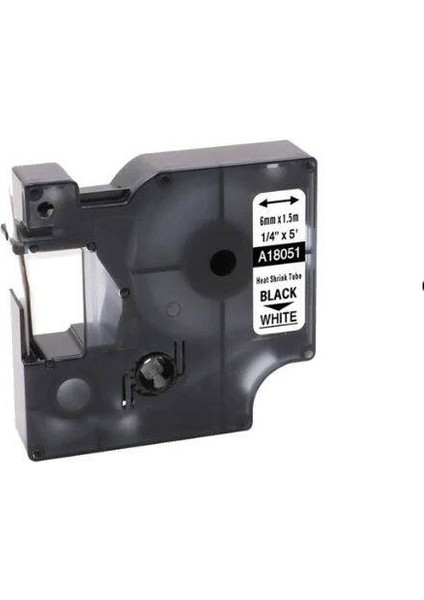 Tonersepeti Rhinopro 18051 Beyaz/siyah Isıyla Küçülen Muadil Şerit