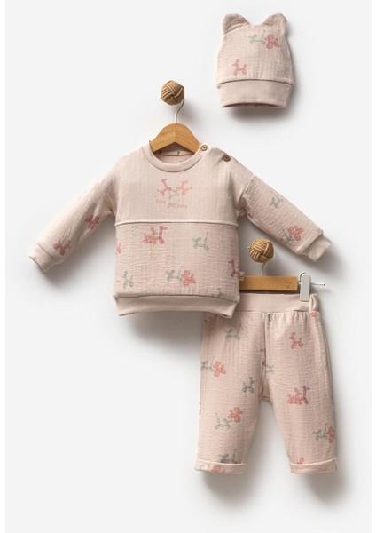%100 Pamuk Bırth Part Fiyonk Kız Bebek 2'li Takım fiyatları