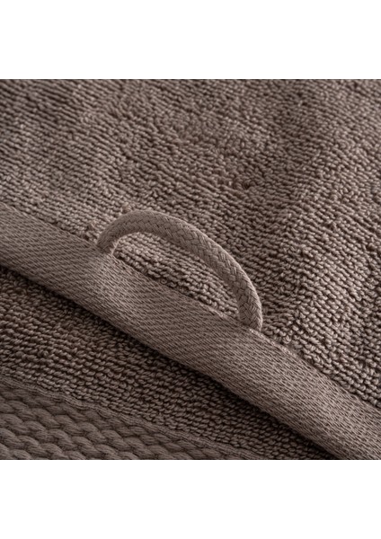 Lara El Havlusu %100 Pamuk Bordürlü Kahverengi 30X50 cm fırsatları