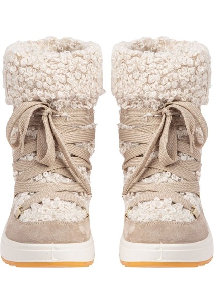 MODEL-6365 Kadın Beyaz Kar Botu modelleri