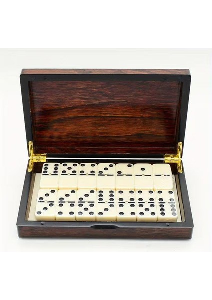 Lüks Ahşap Kutulu Türkiye Logolu Premium Domino Seti 28 Parça 6 Çift - Aile Oyunu Yeni Yıl Hediyesi indirimleri