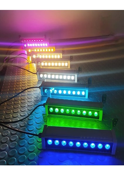 Mavi / Wallwasher / 18 Watt / 50 cm / Sıva Üstü / IP65 / 220 V Duvar,bahçe,cami,bina Aydınlatma fırsatları