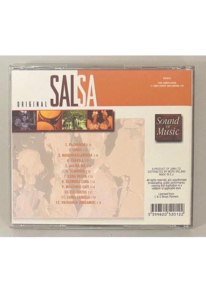 Sound Of Music Original Salsa CD (Orijinal Dönem Baskı Cd) fiyatları