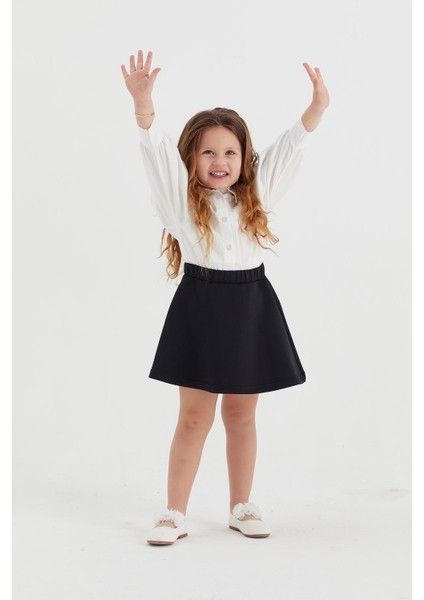 Çocuk Scuba Etek Siyah