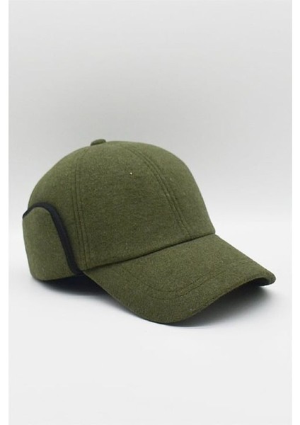 Erkek Kaşe Yün Kışlık Kulaklı Kep Şapka