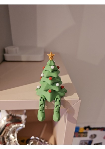 Renkli Yılbaşı Ağacı Süsü, Neşeli ve Şık Dekoratif Figür modelleri