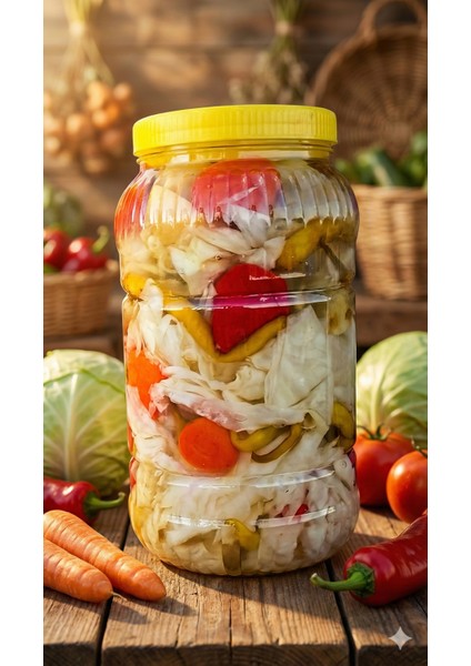 Hasanoğulları Pickle Co. – Premium Karışık Turşu 2900G (Ev Yapımı Tadında)