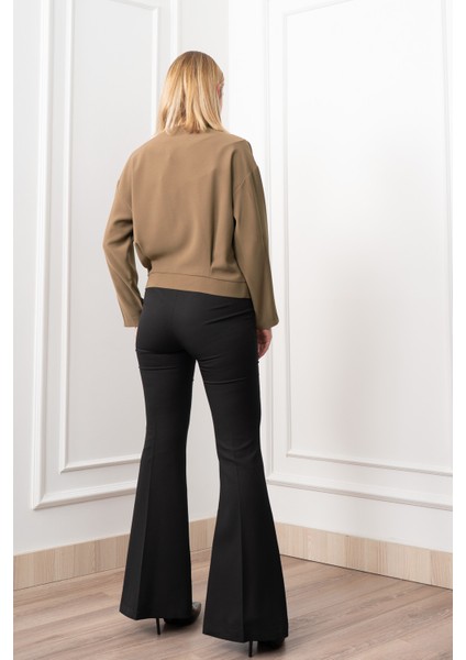 Kuşak Detaylı Kısa Ceket 8612 fırsatları